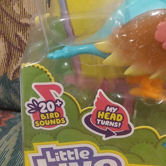 Little Live Pets Lil' Bird: Surfy Chirps Interactive Toy Bird 20 + Sounds - Picture 3 of 4